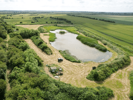 Lot 163 - Approximately Nine Acres Land Incorporating Flight Pond In Idyllic Location